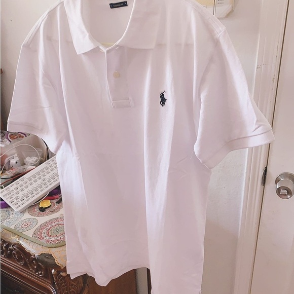 Polo Ralph Lauren Other - Ralph Lauren polo shirt for Men Custom Slim Fit  Cotton White XL‎